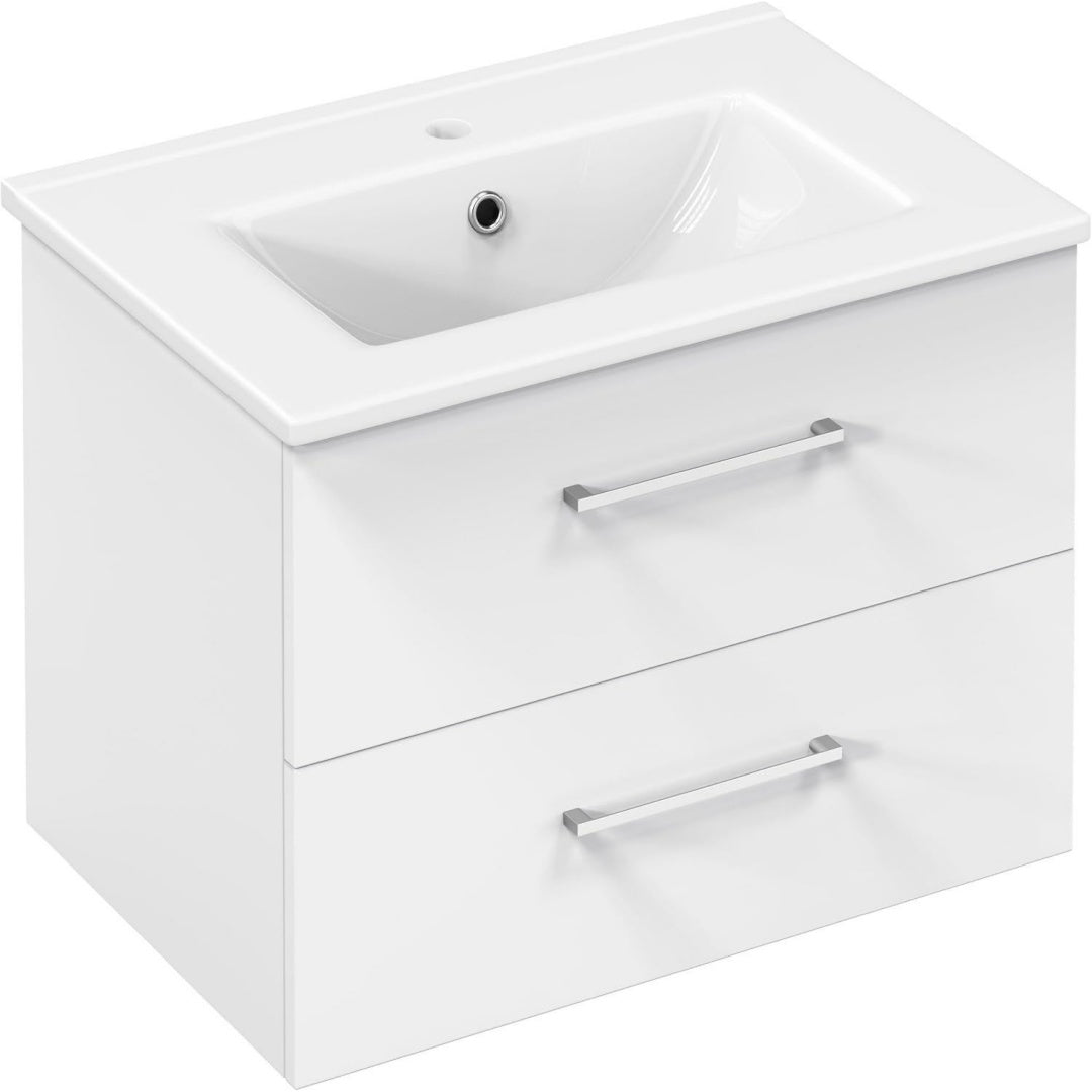 Mobiletti con lavabo con cassetti in MDF oro