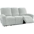 Divano confortevole Posti Copridivano Poltrona Reclinabile, Sofa grigio chiaro