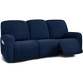 Divano da soggiorno Copripoltrona Relax Reclinabile Elasticizzato, Posto blu
