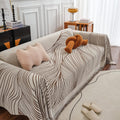 Divano confortevole Copri Divano Coperta Plaid Posti nero