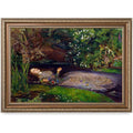 Arredo per soggiorno DECORARTS Ophelia John Everett Millais. rosso