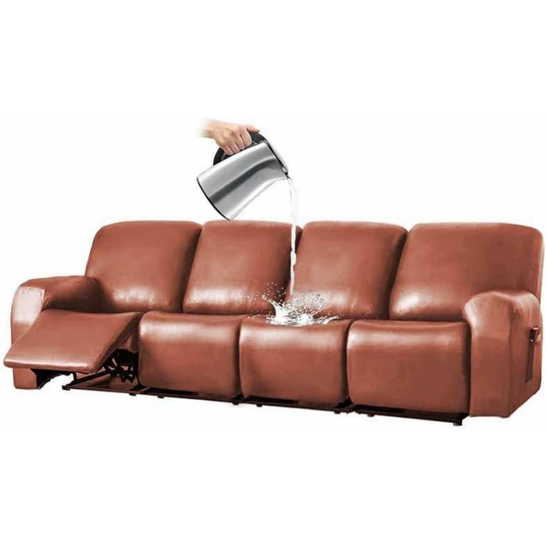 Seduta lounge Copri Poltrona Elettrica Reclinabile Braccioli Copripoltrona Impermeabile Copripoltrona nero