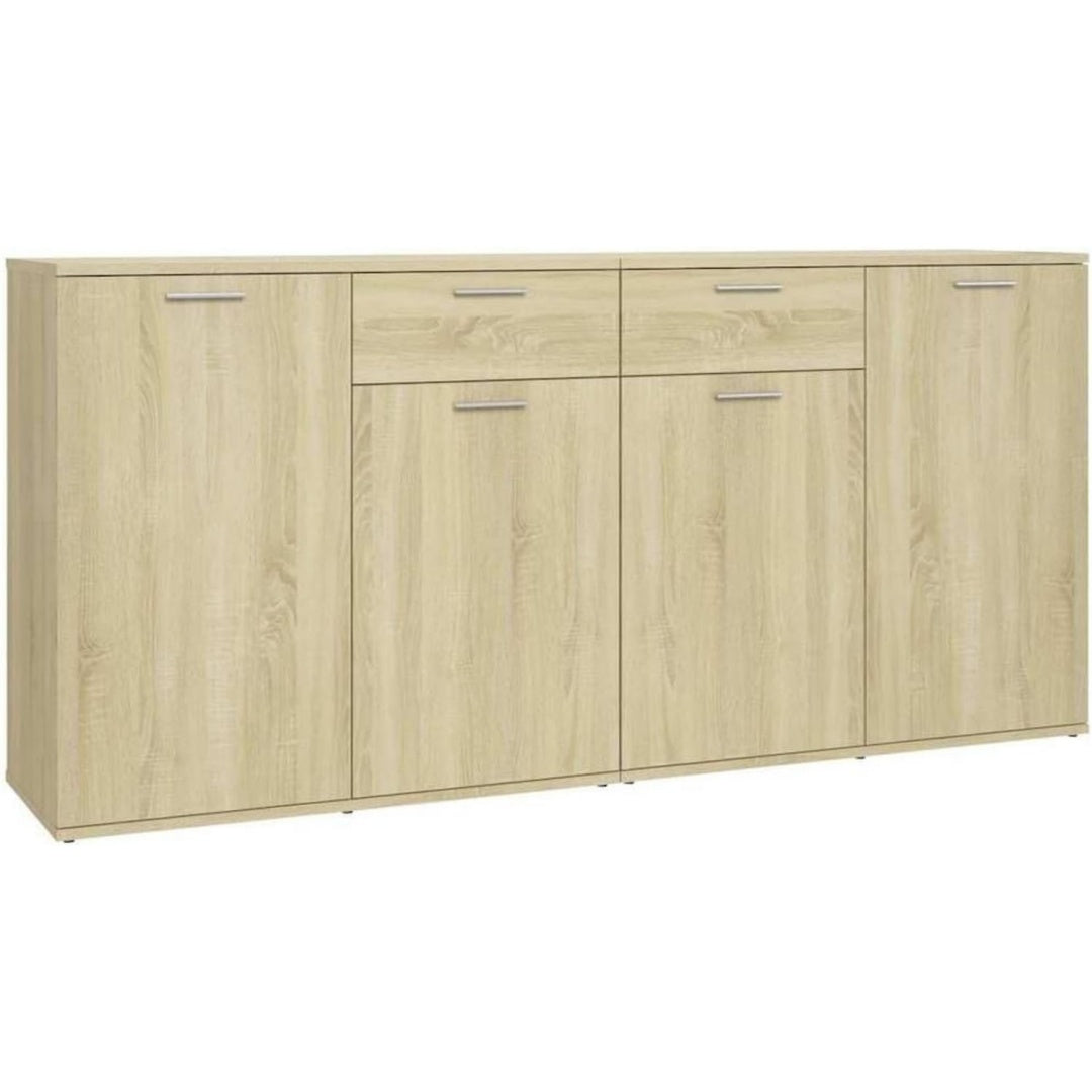 Mobile contenitore Credenza Rovere Sonoma Legno Multistrato rovere
