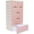 Como e cassettiere su ruote rosa